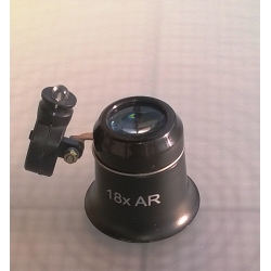 Lupa Zegarmistrzowska trzysoczewkowa Z3-WG18_18x+AR+Led